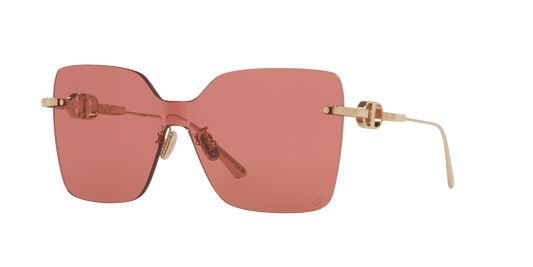 משקפי שמש של דיור זהב-חום | Dior CD Chain M1U CD40153U Gold-Brown