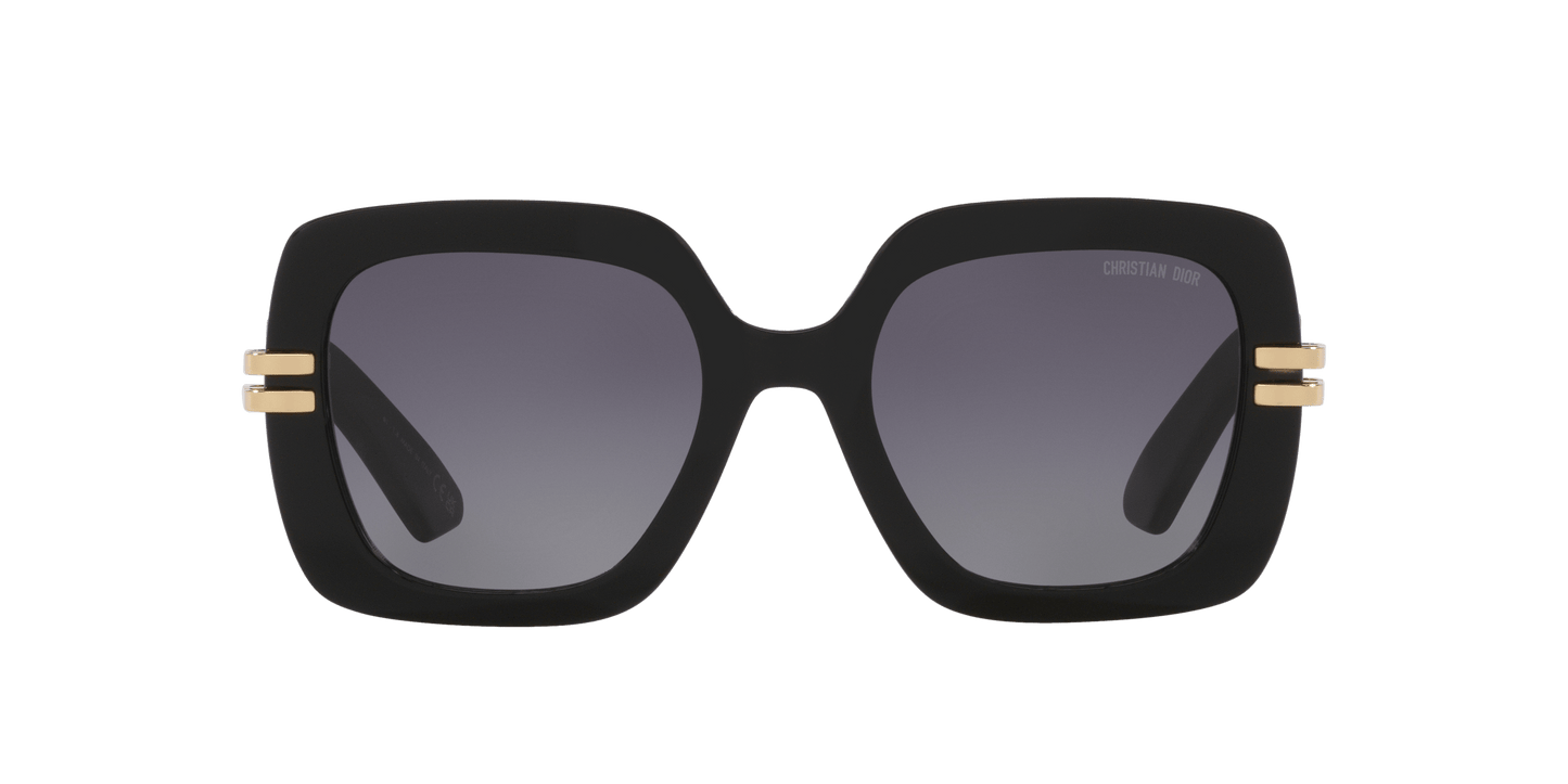 משקפי שמש של דיור שחור מבריק-אפור | Dior CDior S2I CD40154I Black Shiny-Grey
