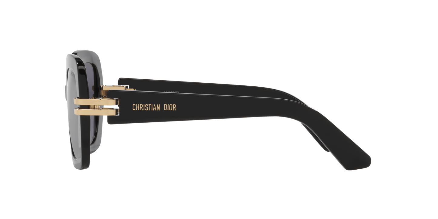 משקפי שמש של דיור שחור מבריק-אפור | Dior CDior S2I CD40154I Black Shiny-Grey