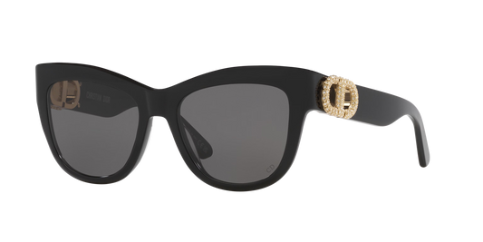 משקפי שמש של דיור שחור-אפור | Dior 30Montaigne B4I CD40155I Black-Grey