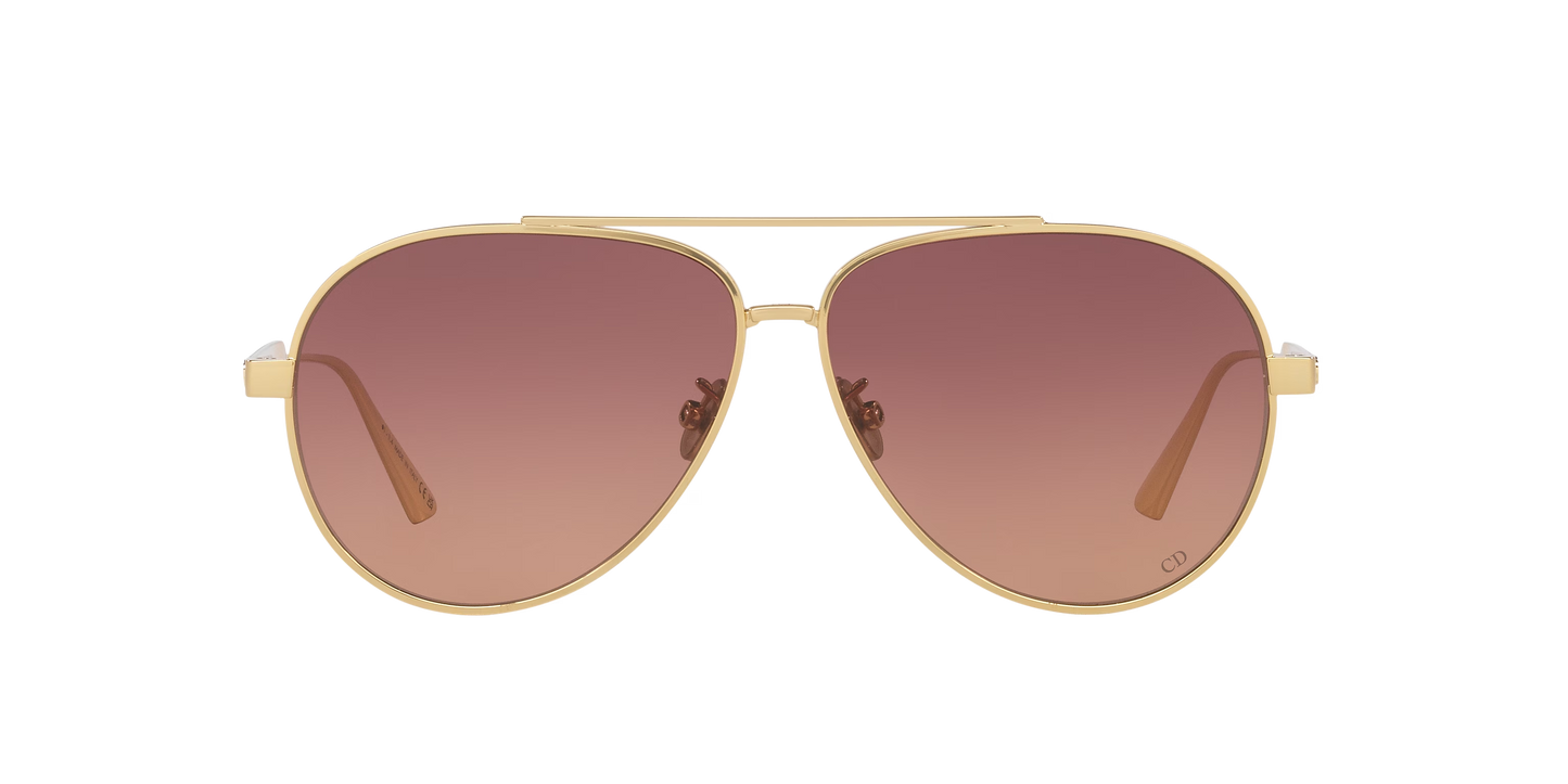 משקפי שמש של דיור זהב-חום | Dior Diorcannage CD40165U Gold-Brown