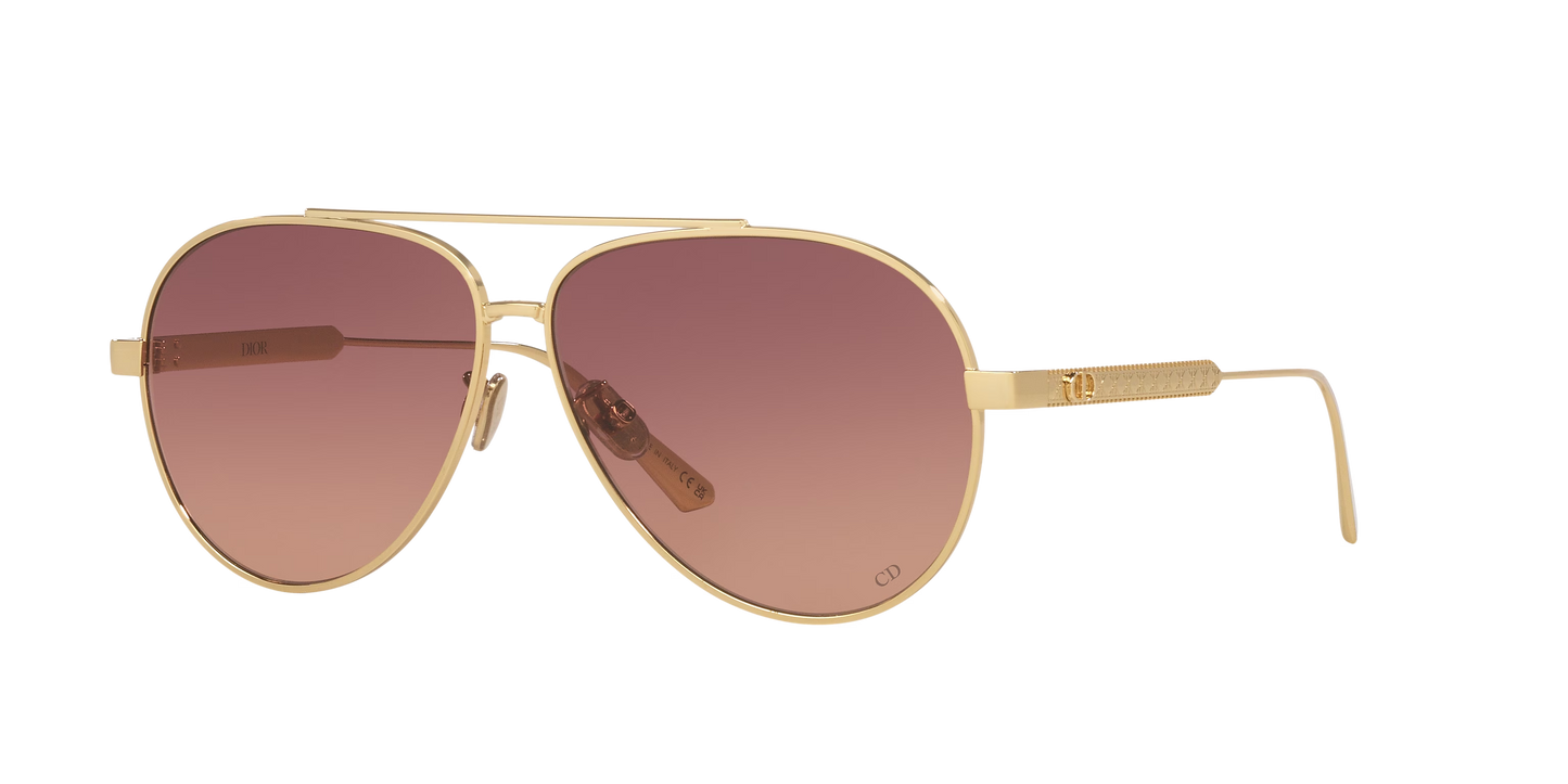 משקפי שמש של דיור זהב-חום | Dior Diorcannage CD40165U Gold-Brown