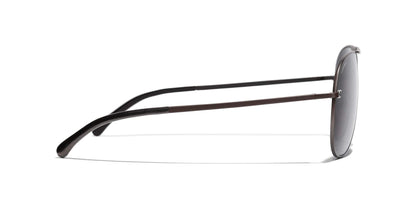 משקפי שמש של שאנל חום-אפור | CHANEL Pilot Sunglasses CH4189TQ Brown-Grey