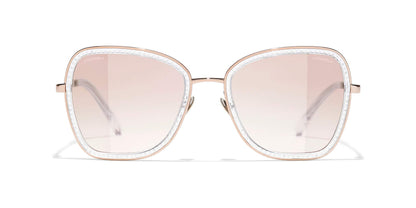 משקפי שמש של שאנל ברונזה-חום בהיר | CHANEL Square Sunglasses CH4277B Bronze-Light Brown