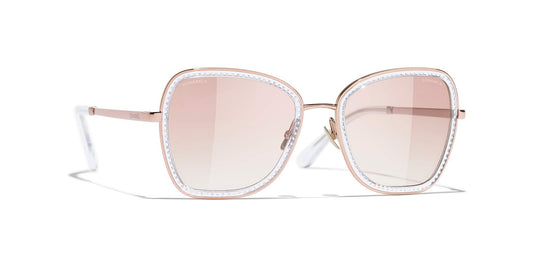 משקפי שמש של שאנל ברונזה-חום בהיר | CHANEL Square Sunglasses CH4277B Bronze-Light Brown