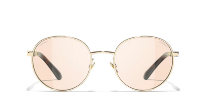 משקפי שמש של שאנל זהב-חום | CHANEL Pantos CH4282 Glasses Gold-Brown