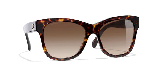 משקפי שמש של שאנל צב-חום | CHANEL Square glasses CH5380 Tortoiseshell-Brown