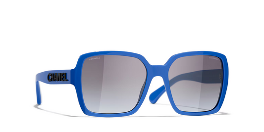 משקפי שמש של שאנל כחול-אפור | CHANEL Square glasses CH5408 Blue-Grey