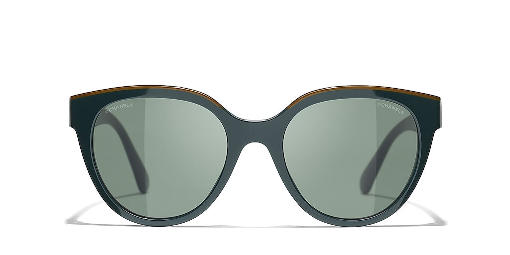 Chanel Square Sunglasses CH5414 Green-Green