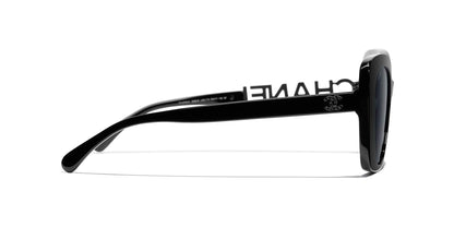 משקפי שמש של שאנל שחור-אפור | CHANEL  Square Sunglasses CH5422B Black-Grey