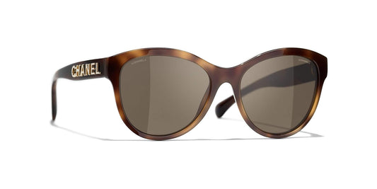 משקפי שמש של שאנל צב-חום | CHANEL Butterfly Sunglasses CH5458 Tortoise-Brown