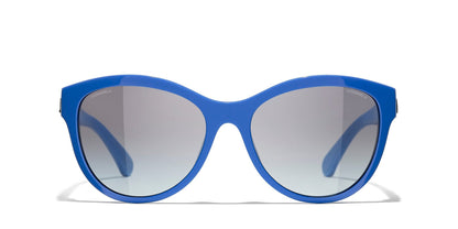 Chanel Blue-Grey Sunglasses | CHANEL Pantos CH5458 glasses Blue-Grey