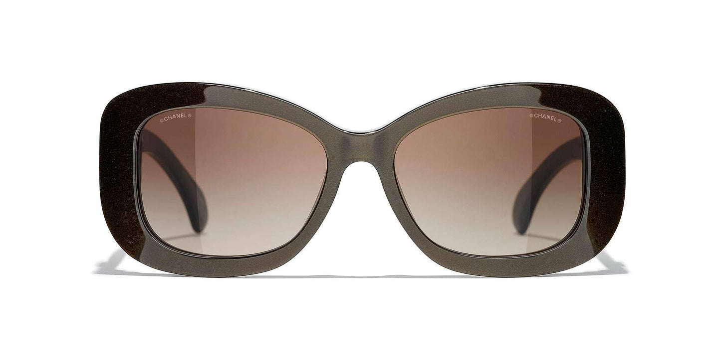 משקפי שמש של שאנל חומים | CHANEL Rectangle Sunglasses CH5468B Brown