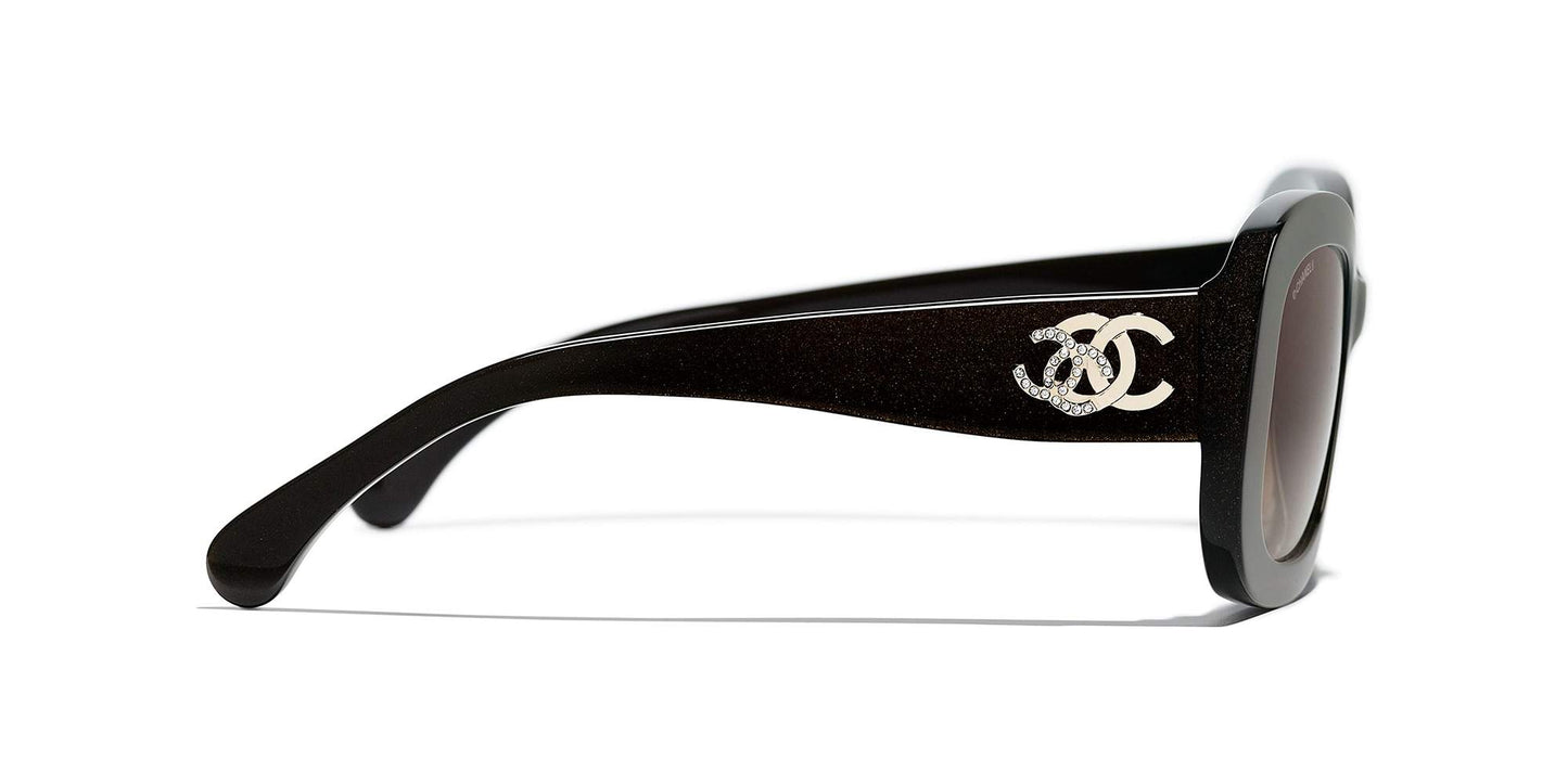 משקפי שמש של שאנל חומים | CHANEL Rectangle Sunglasses CH5468B Brown