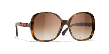 Chanel Square Sunglasses CH5470Q Tortoise-Brown