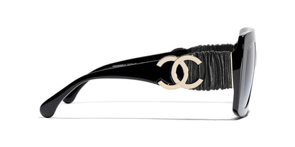 משקפי שמש של שאנל שחור-אפור | CHANEL Square Sunglasses CH5474Q Black-Grey