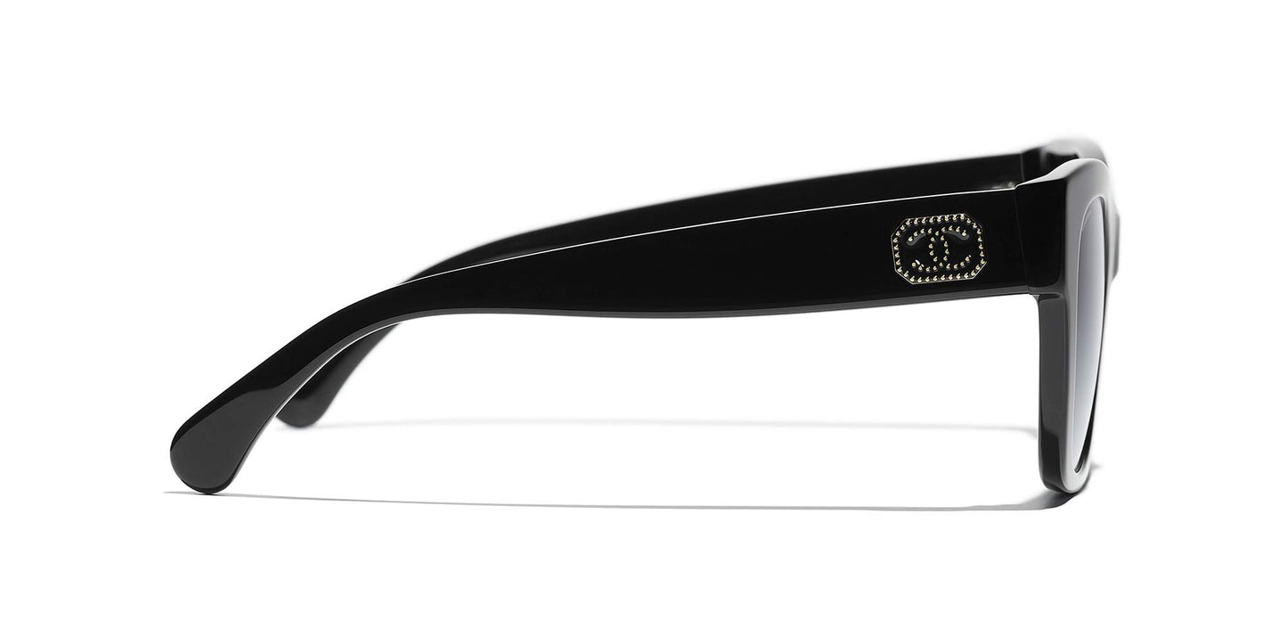משקפי שמש של שאנל שחור-אפור | CHANEL Square Sunglasses CH5478 Black-Gray