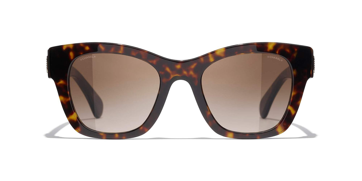 משקפי שמש של שאנל בצבע צב-חום כהה | CHANEL Square Sunglasses CH5478 Dark Tortoise-Brown