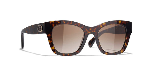 משקפי שמש של שאנל בצבע צב-חום כהה | CHANEL Square Sunglasses CH5478 Dark Tortoise-Brown