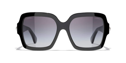 משקפי שמש של שאנל שחור-אפור | CHANEL Square Sunglasses CH5479 Black-Grey
