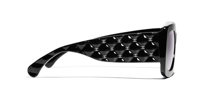 משקפי שמש של שאנל שחור-אפור | CHANEL Rectangle Sunglasses CH5483 Black-Grey