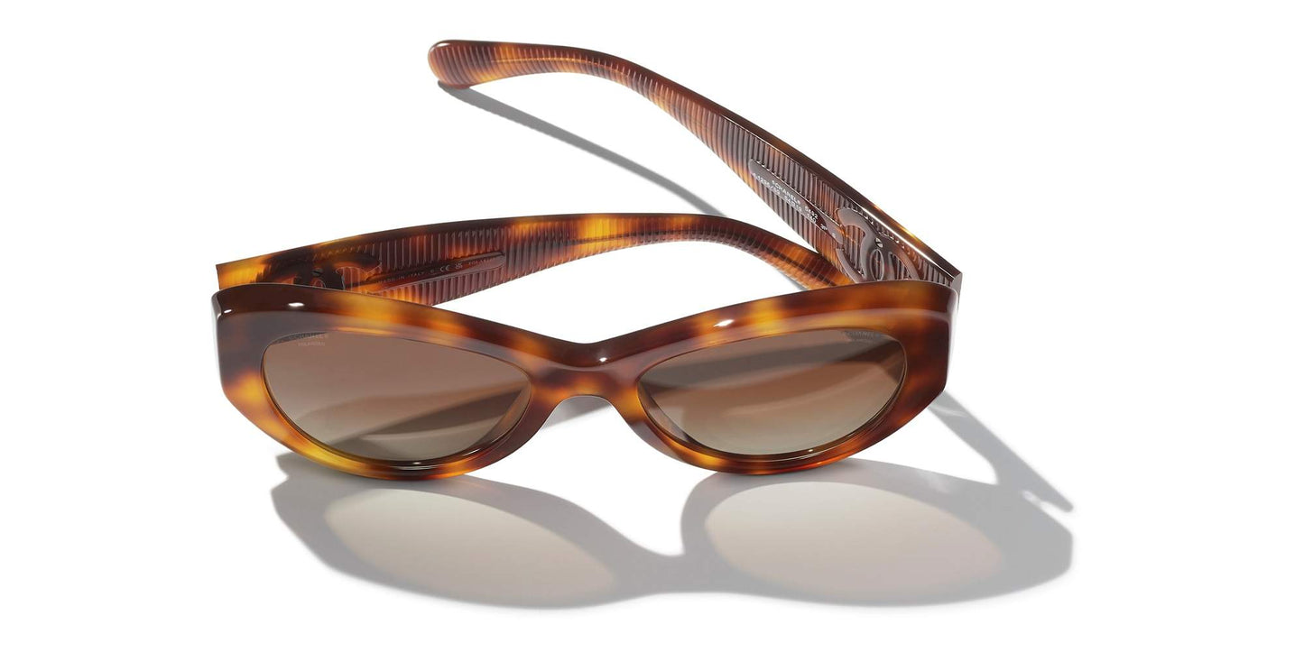משקפי שמש של שאנל צב-חום | CHANEL Butterfly Sunglasses CH5492 Tortoise-Brown