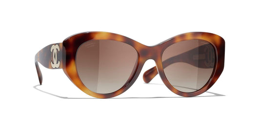 משקפי שמש של שאנל צב-חום | CHANEL Butterfly Sunglasses CH5492 Tortoise-Brown