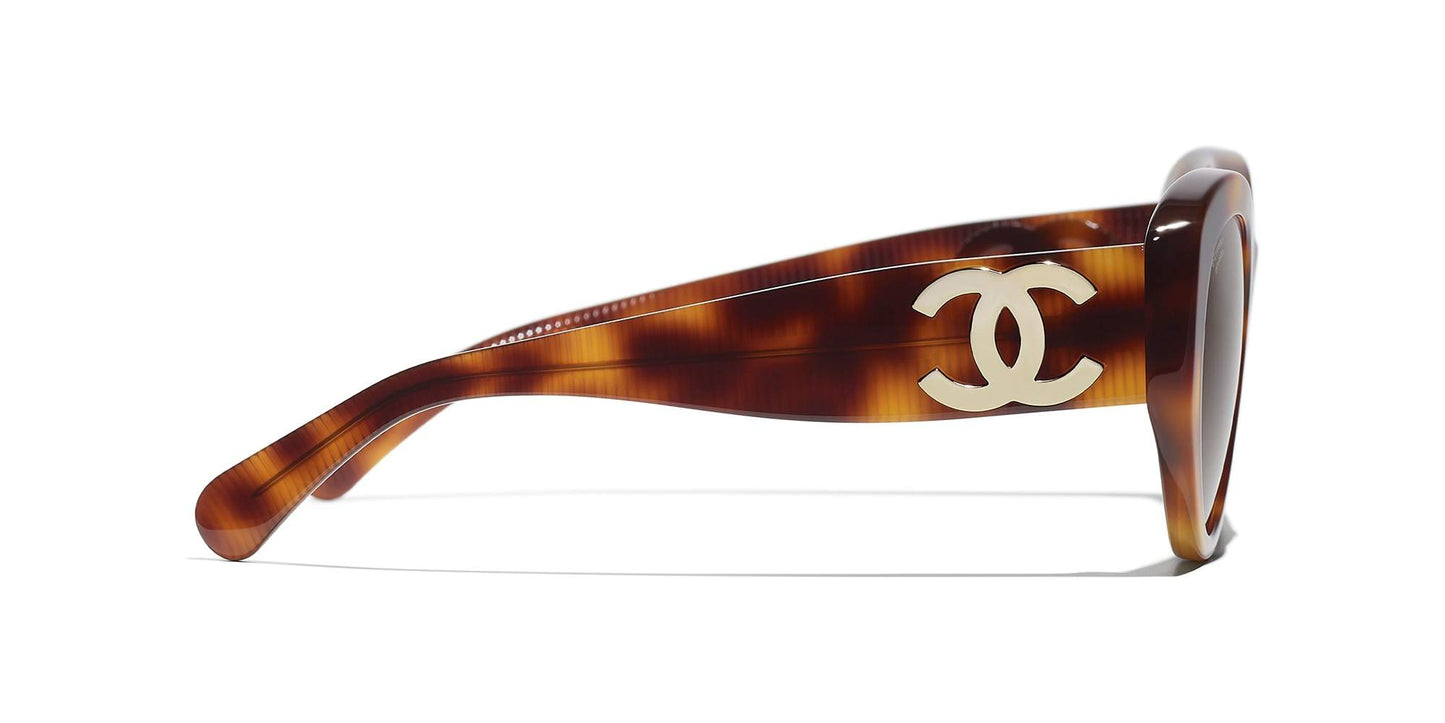 משקפי שמש של שאנל צב-חום | CHANEL Butterfly Sunglasses CH5492 Tortoise-Brown
