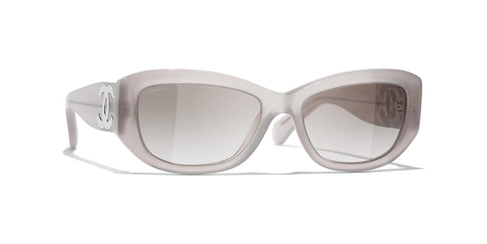 משקפי שמש של שאנל אפור | CHANEL Rectangle Sunglasses CH5493 Gray