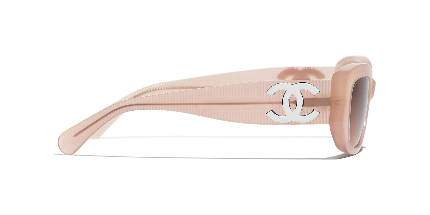Chanel Coral Sunglasses | CHANEL Rectangle Sunglasses CH5493 Coral