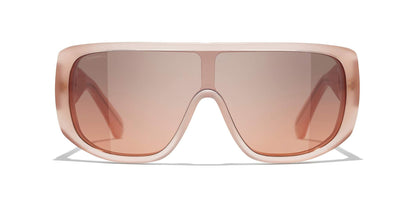 משקפי שמש של שאנל קורל | CHANEL Shield Sunglasses CH5495 Coral