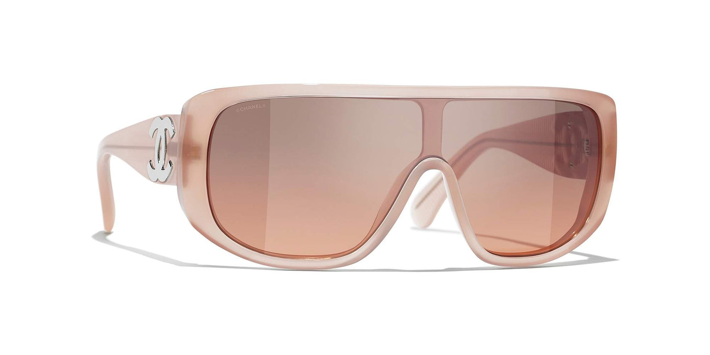 משקפי שמש של שאנל קורל | CHANEL Shield Sunglasses CH5495 Coral