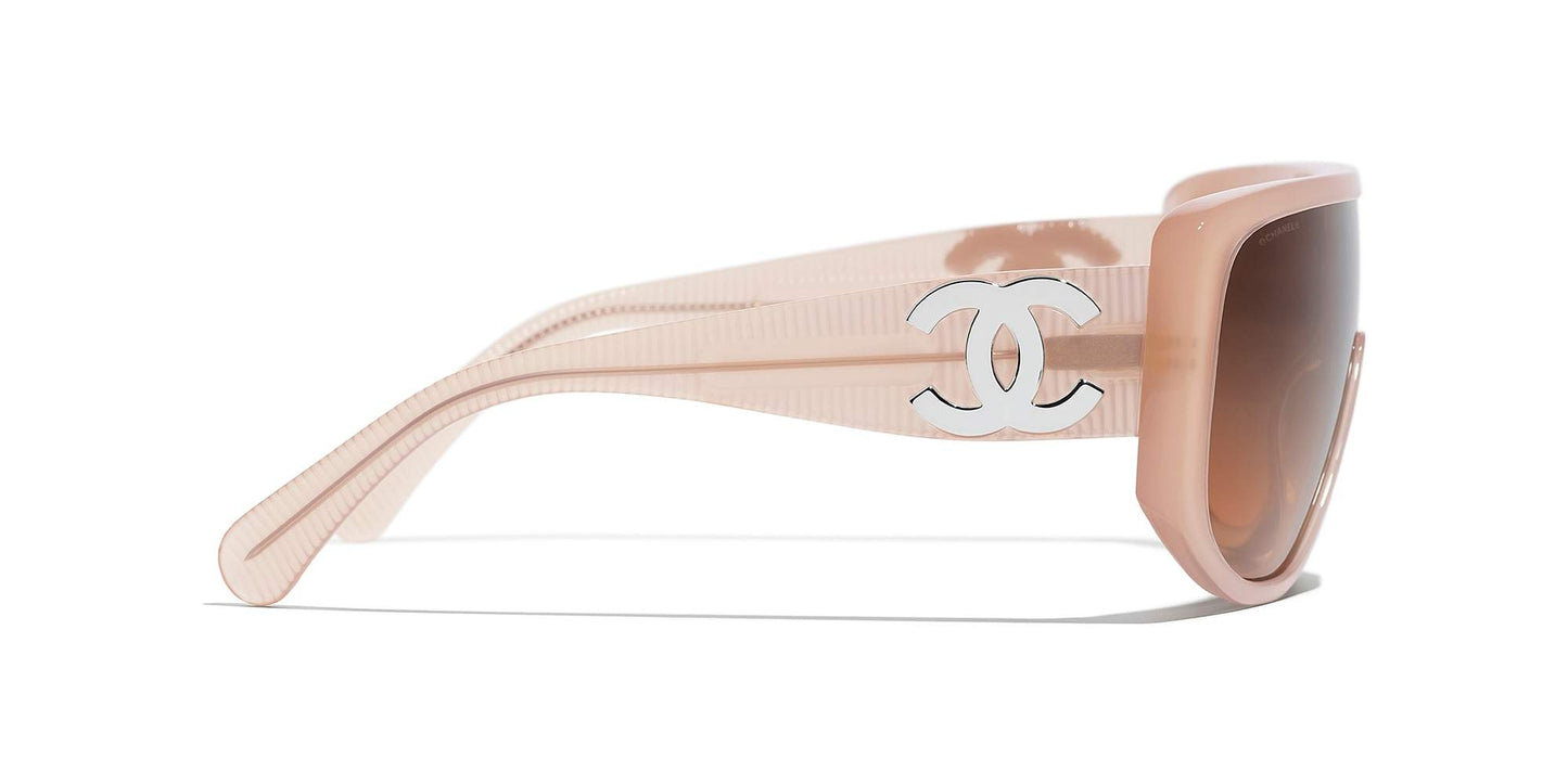 משקפי שמש של שאנל קורל | CHANEL Shield Sunglasses CH5495 Coral