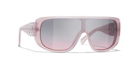 משקפי שמש של שאנל ורוד-ורוד | CHANEL CH5495 Mask Glasses Pink-Pink