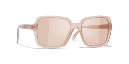 Chanel Coral-Pink Sunglasses | CHANEL Square Sunglasses CH5505 Coral-Pink