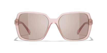 משקפי שמש של שאנל ורוד-סגול בהיר | CHANEL Square Sunglasses CH5505 Light Pink-Purple