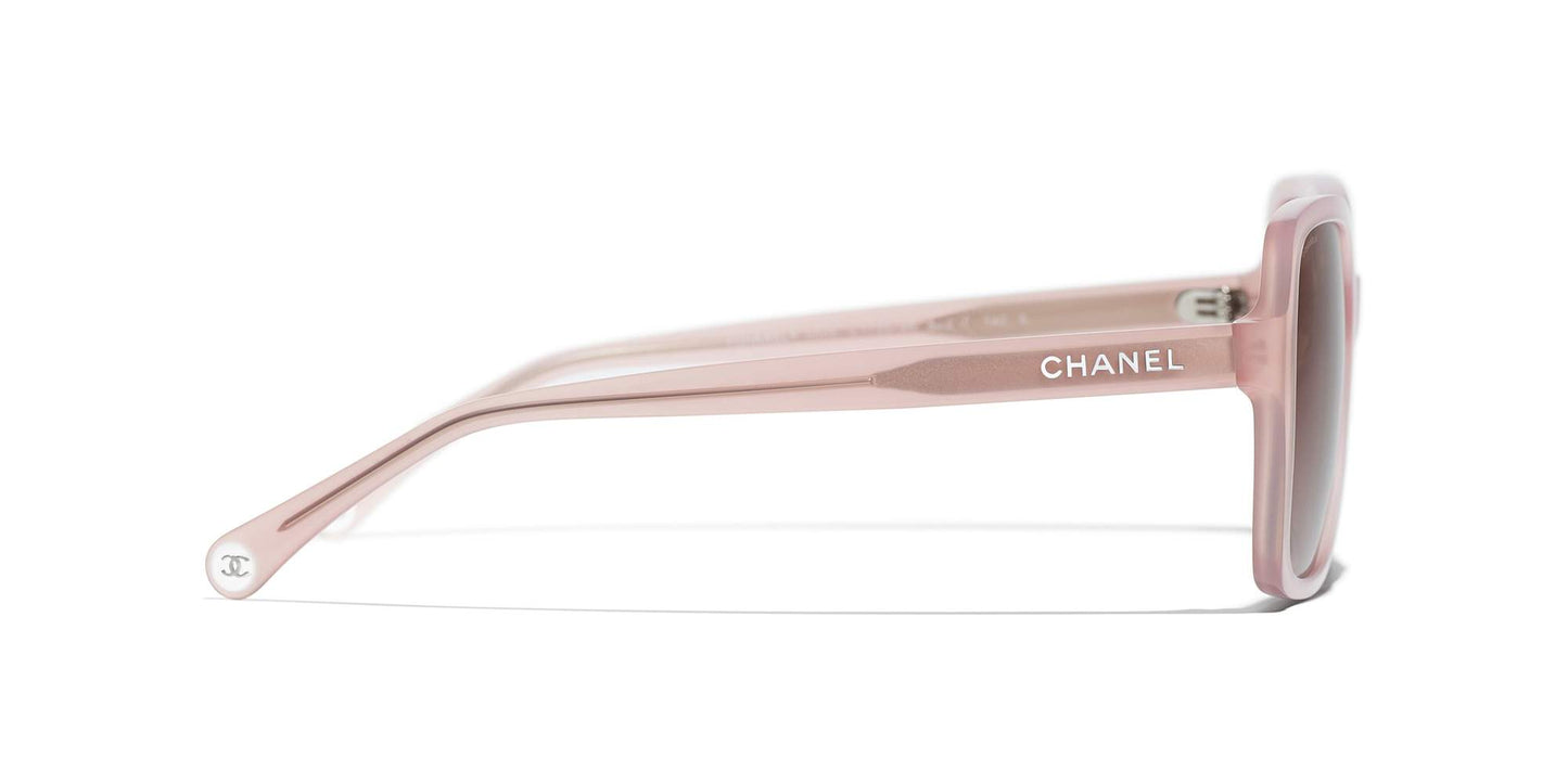 משקפי שמש של שאנל ורוד-סגול בהיר | CHANEL Square Sunglasses CH5505 Light Pink-Purple