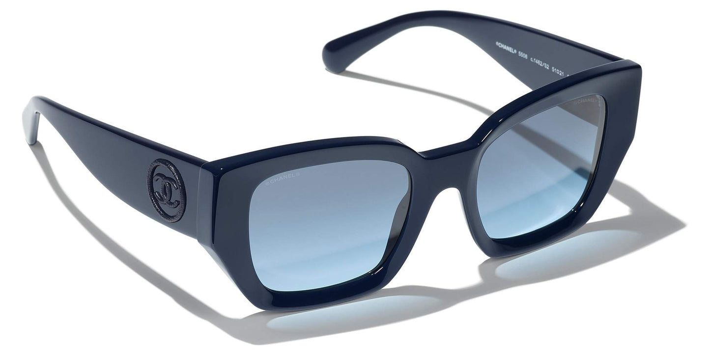 Chanel Blue Sunglasses | CHANEL Square Sunglasses CH5506 Blue