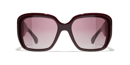 Chanel Square Sunglasses CH5512 Red Vandome-Burgundy