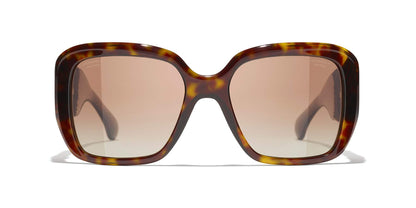 משקפי שמש של שאנל כהה הוואנה-חום | CHANEL Square Sunglasses CH5512 Dark Havana-Brown