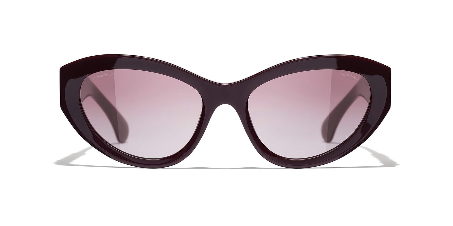 משקפי שמש של שאנל אדום ונדום-בורגונדי | CHANEL Cat Eye Sunglasses CH5513 Red Vandome-Burgundy