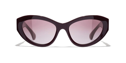 משקפי שמש של שאנל אדום ונדום-בורגונדי | CHANEL Cat Eye Sunglasses CH5513 Red Vandome-Burgundy