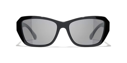 משקפי שמש של שאנל שחורים | CHANEL Butterfly Sunglasses CH5516 Black