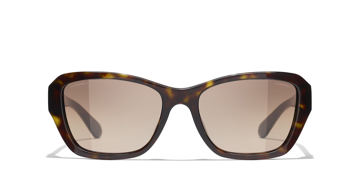 משקפי שמש של שאנל חום-חום | CHANEL Butterfly glasses CH5516 Brown-Brown