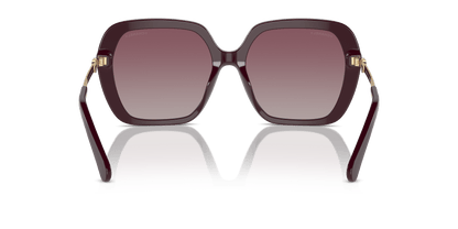 משקפי שמש שאנל בורדו | CHANEL Square Sunglasses CH5521 Burgundy