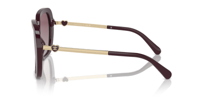 משקפי שמש שאנל בורדו | CHANEL Square Sunglasses CH5521 Burgundy