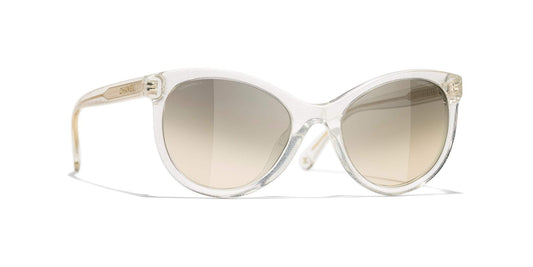 משקפי שמש של שאנל שקוף-אפור | CHANEL Pantos Sunglasses CH5523U Transparent-Grey