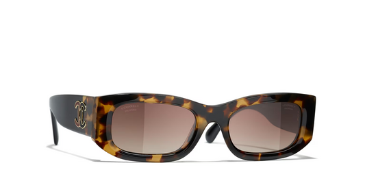משקפי שמש של שאנל צב-חום | CHANEL Rectangular glasses CH5525 Tortoiseshell-Brown