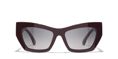 Chanel Cat Eye Sunglasses Purple-Grey | CHANEL Cat eye glasses CH5527 Purple-Grey