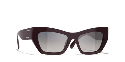 Chanel Cat Eye Sunglasses Purple-Grey | CHANEL Cat eye glasses CH5527 Purple-Grey
